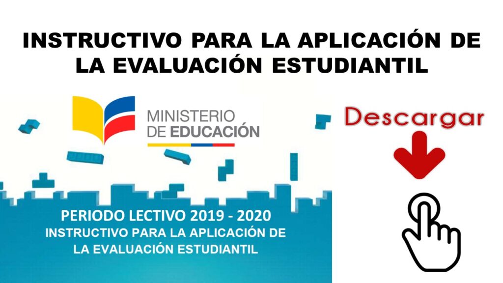 Instructivo para la aplicación de la Evaluación Estudiantil