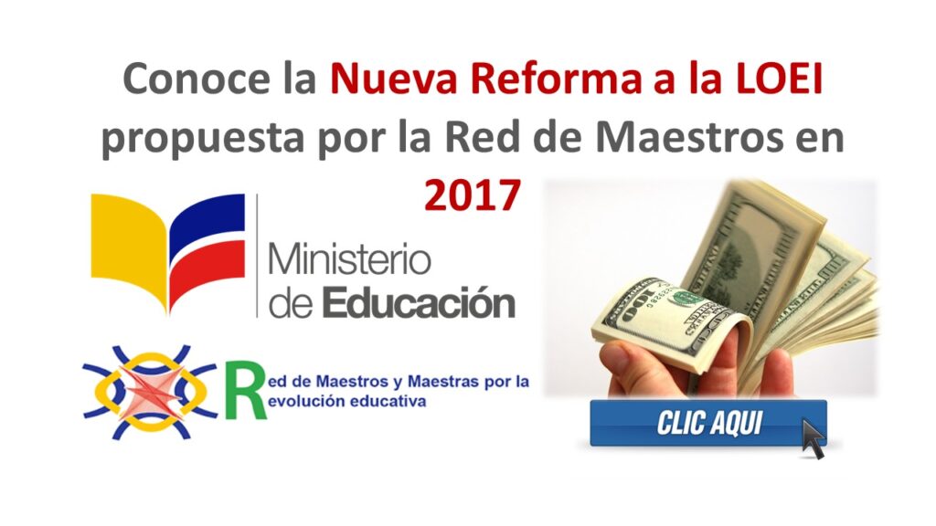 reforma a la loei propuesta por la red de maestros
