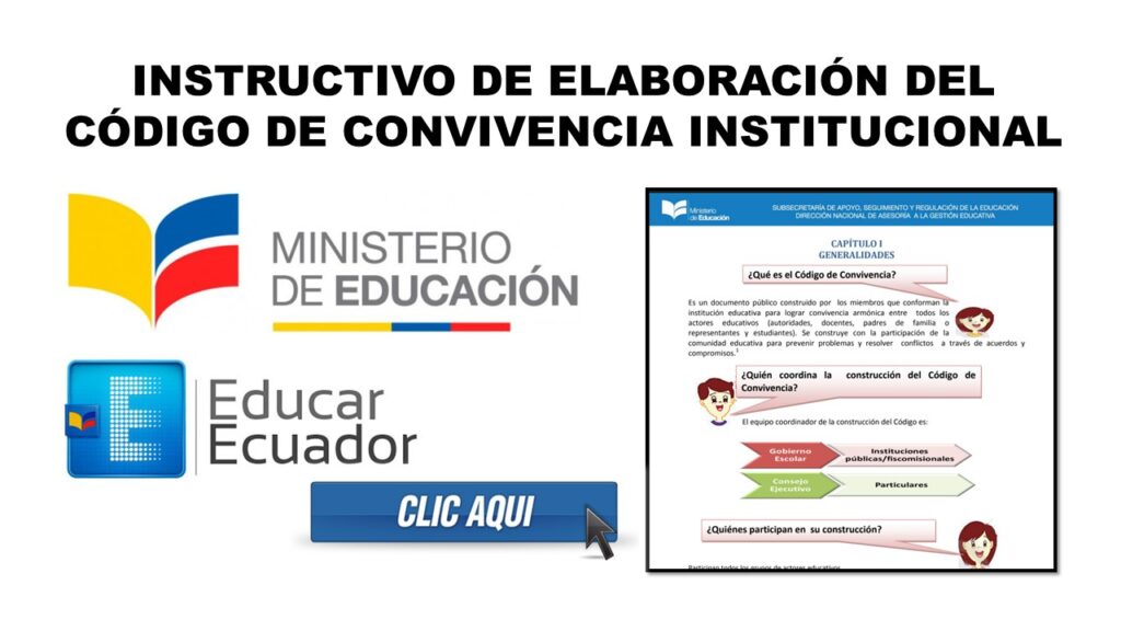 instructivo de elaboracion del codigo de convivencia 2
