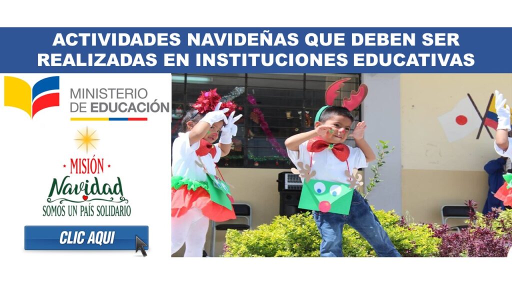 Actividades Navideñas que deben ser realizadas en Instituciones Educativas 2018