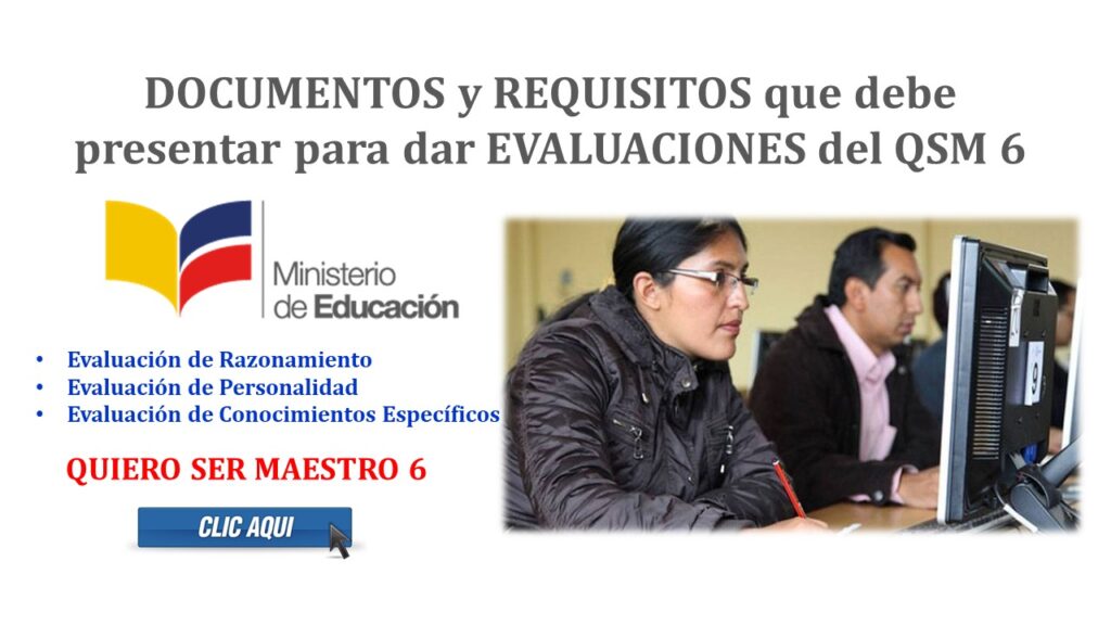 Documentos que deben llevar para dar Evaluaciones de Razonamiento, Personalidad y Conocimientos Específicos