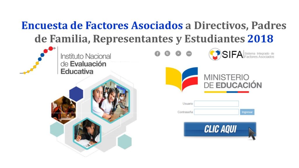 Encuesta de Factores Asociados a Directivos, Padres de Familia, Representantes y Estudiantes 2018