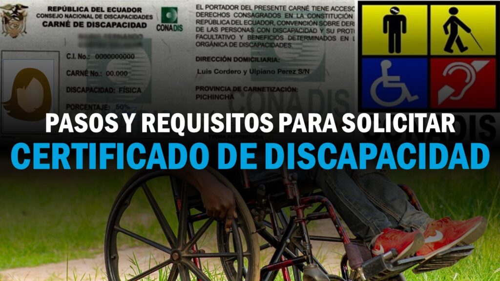 Solicite Certificado de Discapacidad - Pasos y Requisitos 2020