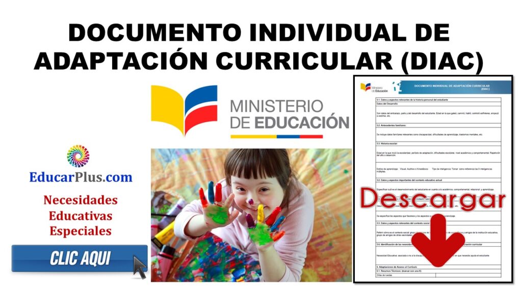 Documento Individual de Adaptación Curricular (DIAC) - MinEduc 1