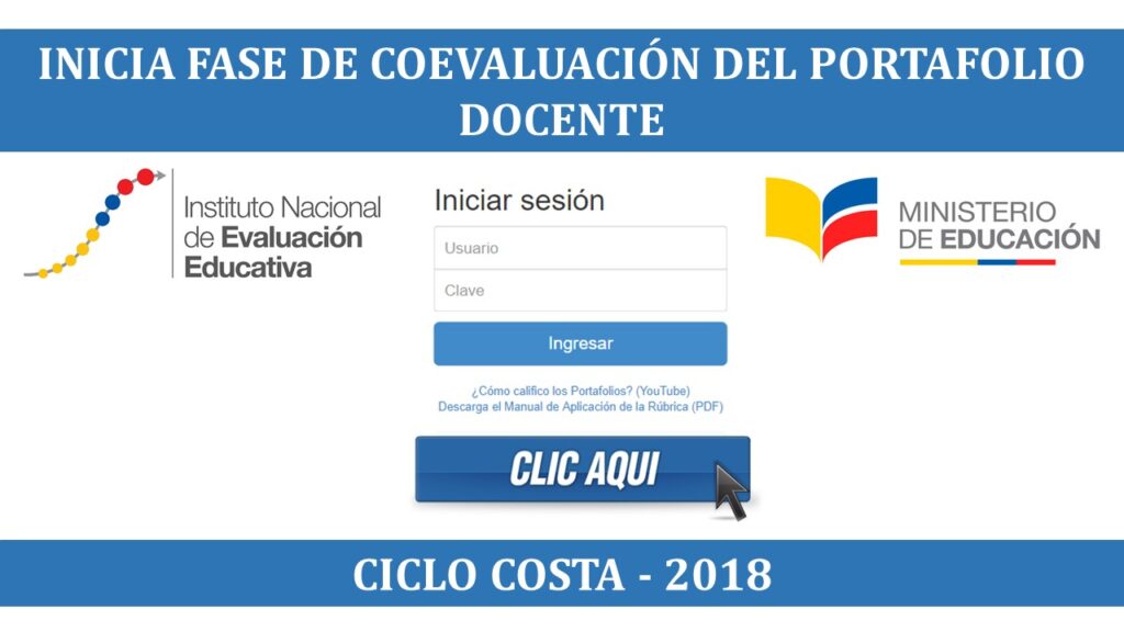 Inicia fase de Coevaluación del Portafolio Docente para la Costa