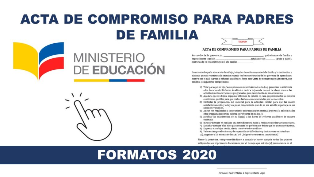 Acta de Compromiso para Padres de Familia