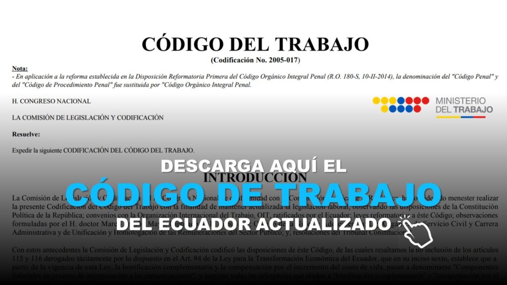 Código de Trabajo del Ecuador