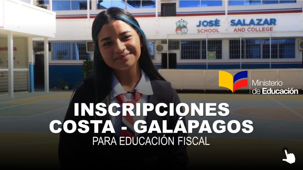 Inscripciones Costa - Galápagos para Educación Fiscal