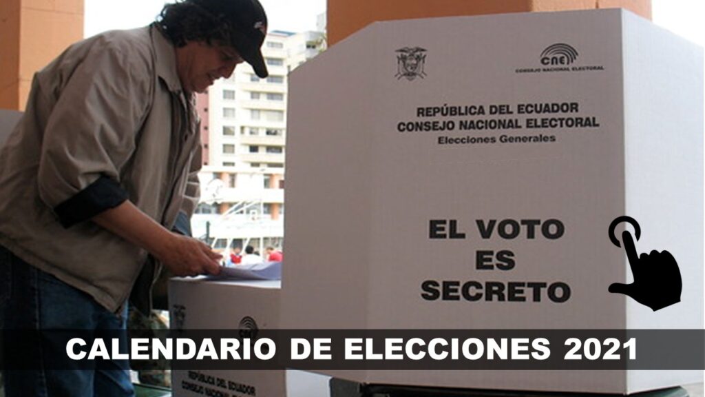 Calendario de Elecciones 2021