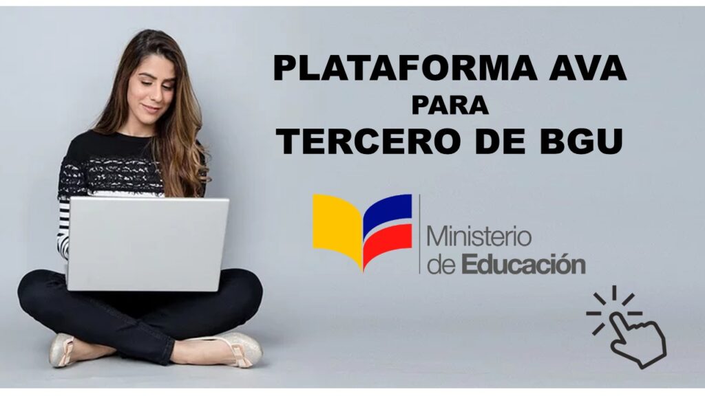 Plataforma AVA del Ministerio de Educación para Tercero de Bachillerato