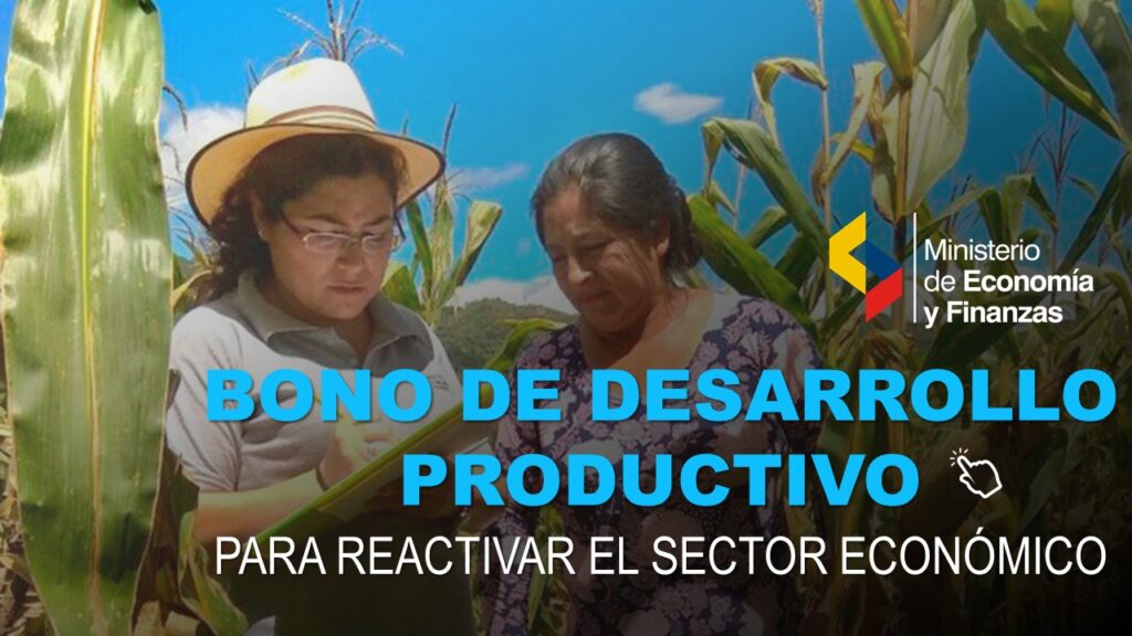 Nuevo Bono de Desarrollo Productivo para Reactivar el Sector Económico