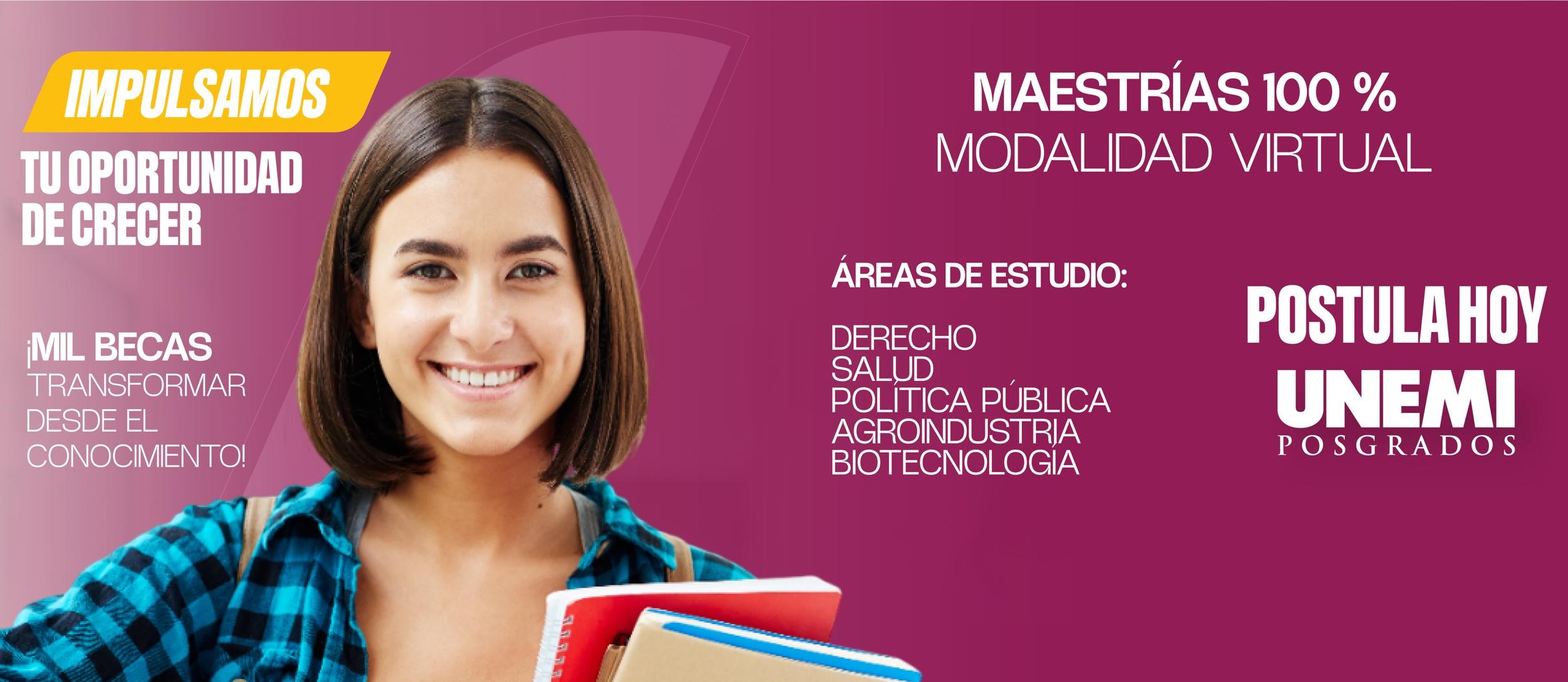 Transformar Desde el Conocimiento: Ecuador Lanza 1.000 Becas para Maestrías Virtuales